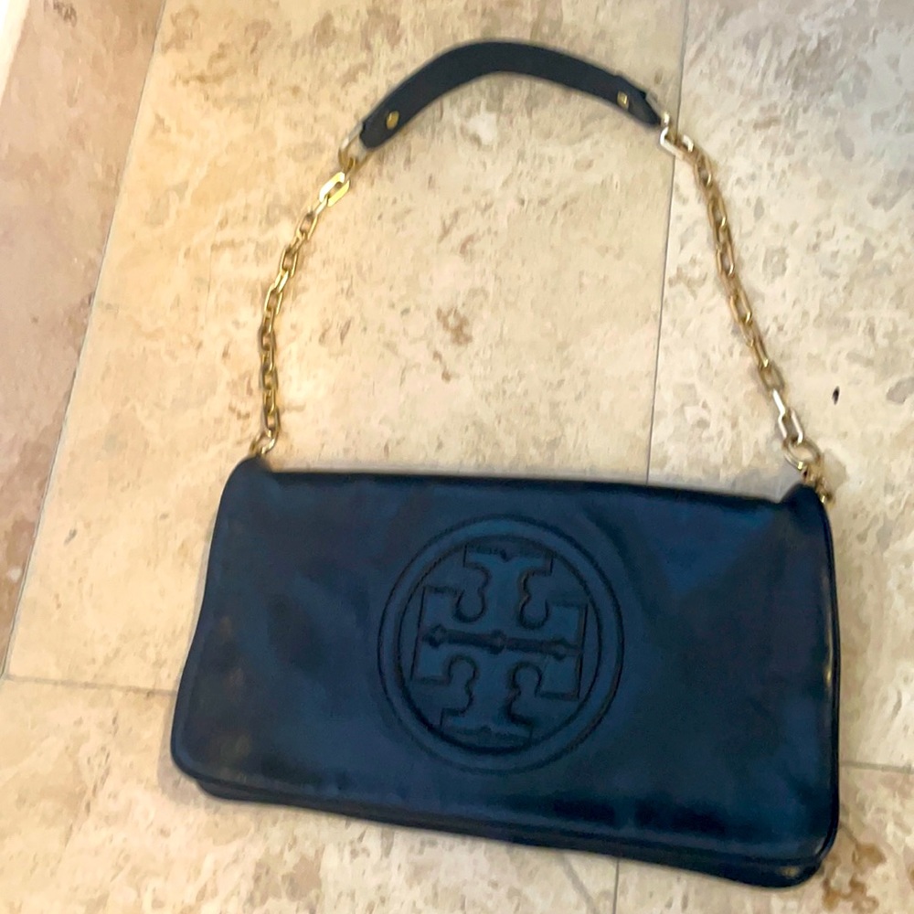 Tory Burch black shoulder purse